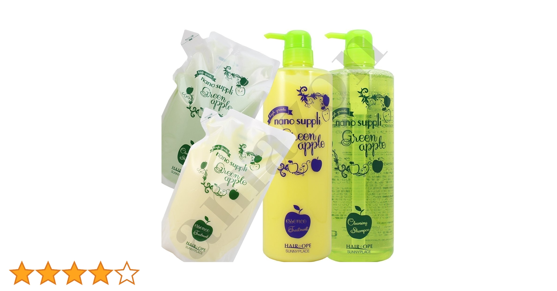 週末限定お値下げ！詰め替えAZARE GREEN NOW シャンプー 4本セット 詰め替え用AZARE GREEN NOW シャンプー 350ML 4本セット アザレ